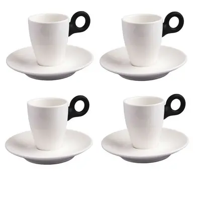 Smalto Designer Espressotassen 4er Set Espresso Tassen