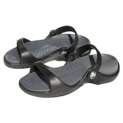 Crocs Schuhe Damen Kinder Cleo black Gr.34-35 W5 NEU