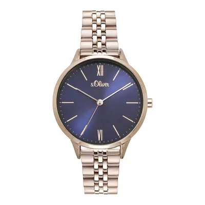 s.Oliver Damen Uhr Armbanduhr Edelstahl SO-4214-MQ-1