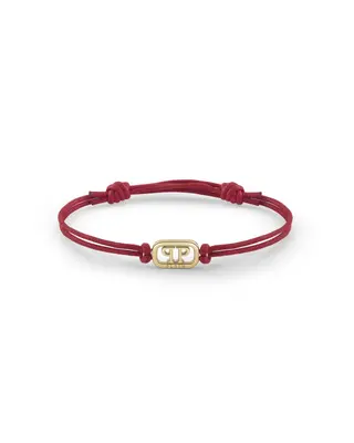 Philipp Plein Unisex Armband Textil Edelstahl gold PLEIN LETTERING PJ1AA32BU