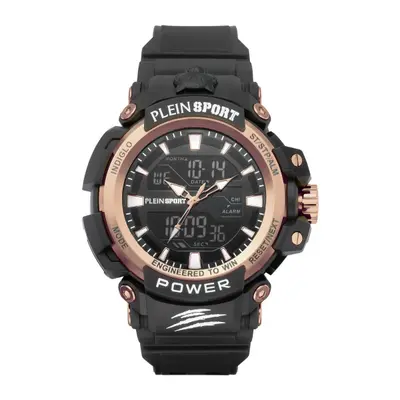 Plein Sport Herren Uhr Analog Digital Quarz COMBAT PSNBA0323 Silikon