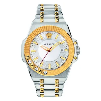 Versace Herren Uhr Armbanduhr Chain Reaction VEDY00519 Edelstahl