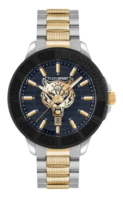 Plein Sport Herren Uhr Analog Quarz CITY RUSH PSAEA0824 Edelstahl