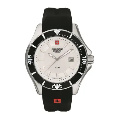 Swiss Alpine Military Herren Uhr Analog Quarz 7040.1832SAM Siikon