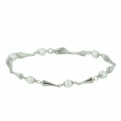 Skagen Damen Armband silber Perlen JBSS032 NEU