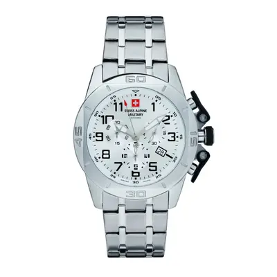 Swiss Alpine Military Herren Uhr Chrono 7063.9133SAM Edelstahl