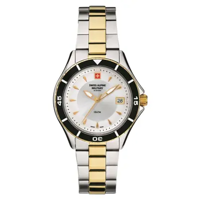 Swiss Alpine Military Damen Uhr Analog Quarz 7740.1132SAM Edelstahl
