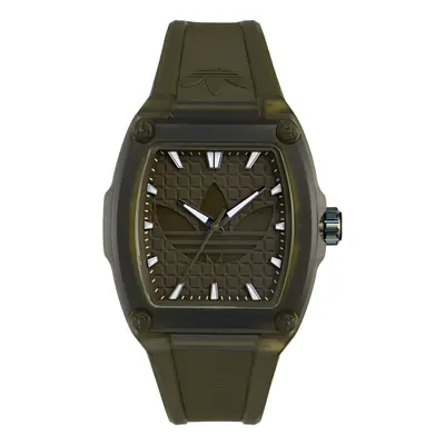 Adidas Unisex Uhr CITY TECH FIVE Kunststoff grün AOFH26531