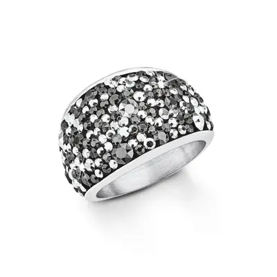 s.Oliver Jewel Damen Ring Silber Edelstahl Swarovski Kristalle SO1361
