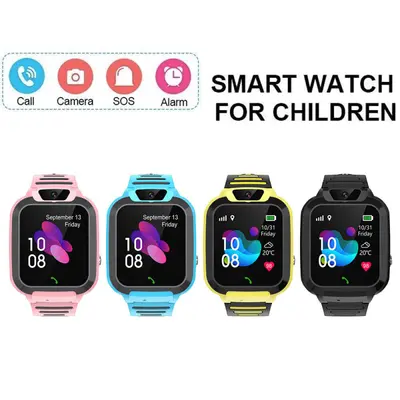 Kinder Smartwatch Wasserdicht GPS LBS SOS Telefonuhr SIM Kamera Armbanduhr Nue