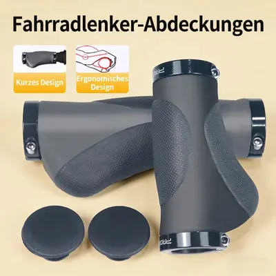 MTB Fahrrad Lenkergriffe TPR Gummi Roller Ergonomisch Lenker Griffe