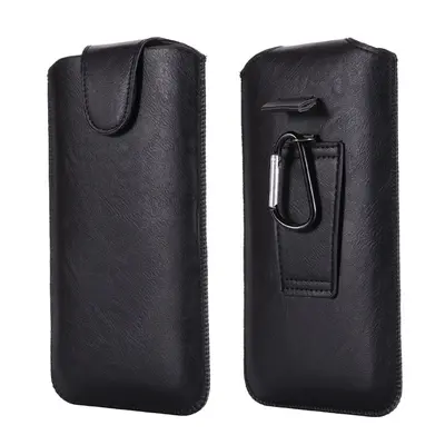 Leder Handy Gürteltasche Holster für iPhone Smartphone Schutzhülle Universal