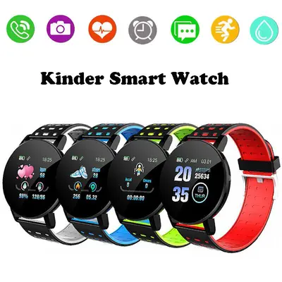 Kinder Sport Smartwatch Wasserdicht Schrittzähler Herzfrequenz Fitnesstracker