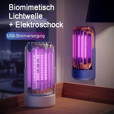 USB Elektrisch Mückenlampe Mückenvernichter LED Insektenvernichter Fliegenfalle