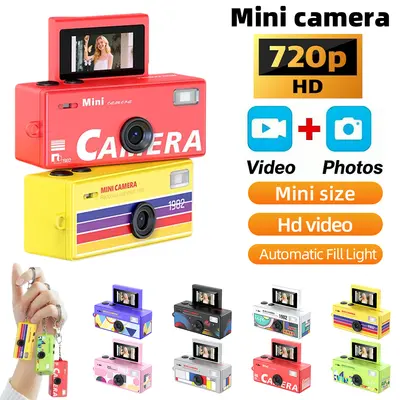 Retro Mini Daumen kamera 0,96 Zoll Klappbildschirm Sport Digitalkamera Camcorder