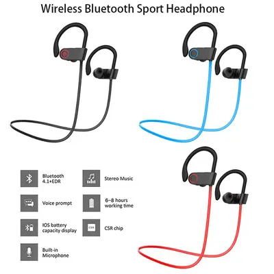Wireless Bluetooth 5.0 Kopfhörer Sports Wasserdichtes Ohrhörer In-Ear Headsets