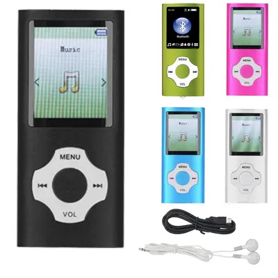 Tragbarer MP3 MP4 Player 1,8Zoll Bildschirm HiFi Video Musikplayer mit SD Karte