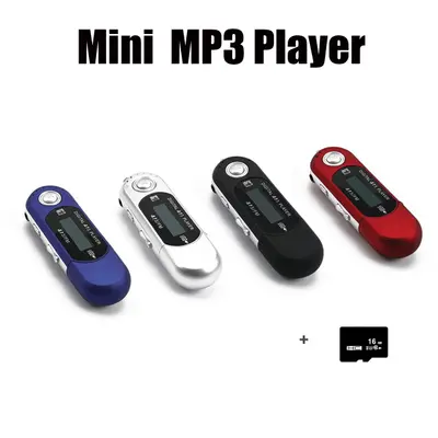 16GB MP3 Player Musikplayer Digital LCD-Bildschirm FM Radio USB Stick Tragbar