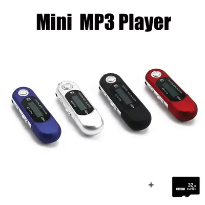 32GB MP3 Player Musikplayer Digital LCD-Bildschirm FM Radio USB Stick Tragbar