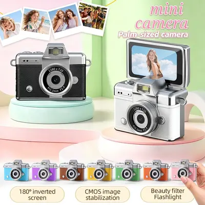 Daumen Mini kamera 1080p Digitalkamera 180° Flip Selfie Bildschirm Tragbar