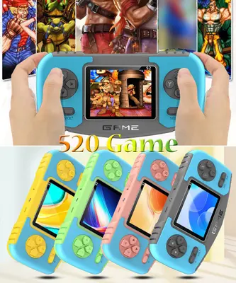 520 in 1 Retro Handheld Video Spielkonsole 2,4Zoll Bildschirm Wiederaufladbare