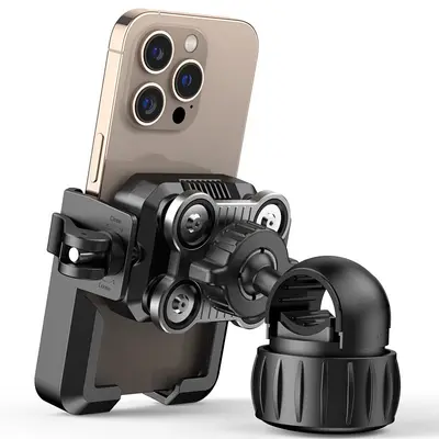 Fahrrad Handyhalterung Vibration Schnellverriegelung für Motorrad 4–7 Zoll Handy