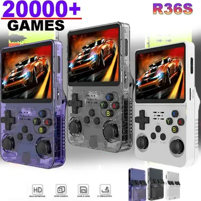 64G/128G R36S Handheld Video Spielkonsole 3.5Zoll Bildschirm 15000/20000 Spiele
