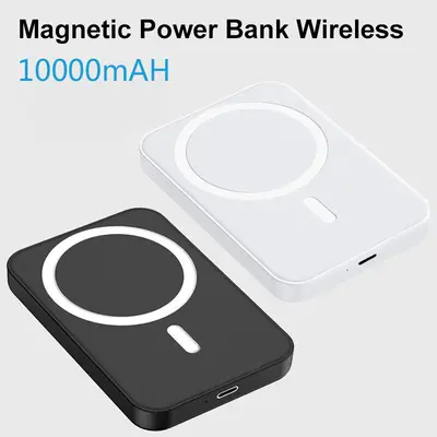 Wireless Magnetische Power Bank Schnell Ladegerät für iPhone 14 13 12 10000mAh
