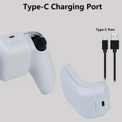 1/2 Stück 3000mAh Akku für Sony PS5 DualSense/PS5 Elite Controller Batterie