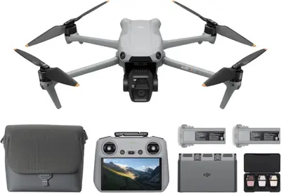 DJI Air 3S Fly More Combo (DJI RC 2) 724 g 2.7K Digital-Zoom 9 fach 45mm -NEU -