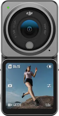 DJI Action 2 Dual-Screen Combo - 4K Action-Kamera mit zwei OLED-Touchscreens, 15