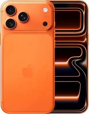 Apple iPhone 17 Pro Max 512GB Cosmic Orange inkl. Silikon Case & Schutzglas