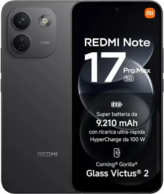 Xiaomi Redmi Note 17 Pro Max 8GB 256GB Black 6,83 Zoll Full HD 120 Hz 50 MP