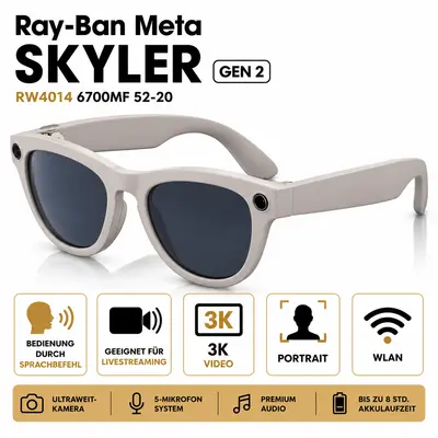 Ray-Ban Meta Skyler (Gen 2) RW4014 6700MF 52-20