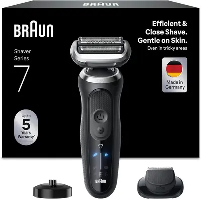 Braun Series 7 Wet&Dry 72-N4200S Ladeständer, +1 Aufsatz, Kabelloser