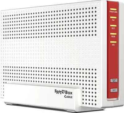 FRITZ!Box 6591 Cable + Riello UPS iDialog IDG 600 – ungeprüft / Ersatzteile
