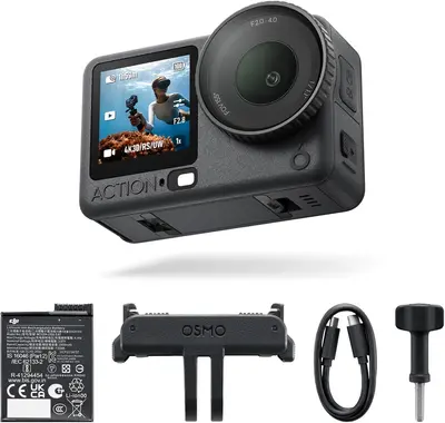 DJI Osmo Action 6 Essential Combo Touchscreen 38 Megapixel Pre-Record
