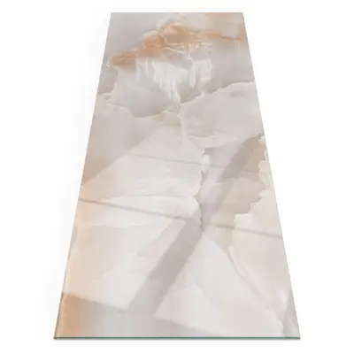 Hitzebeständige Schutzplatte Aus Glas Für Kamin Muster von Naturstein 125x50 cm