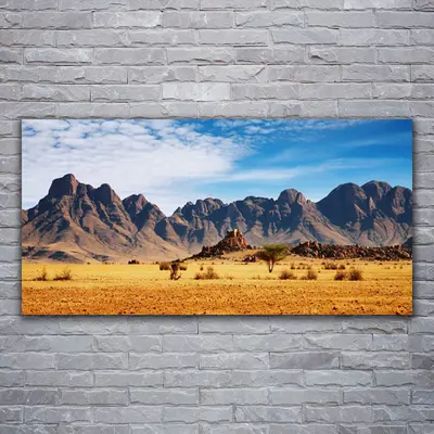 Leinwand-Bilder Wandbild Canvas Kunstdruck 120x60 Wüste Landschaft