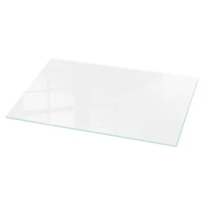 Gehärtet Glas Glastisch Rechteckig Tischplatte Für Esstisch Reines Weiß 120x60