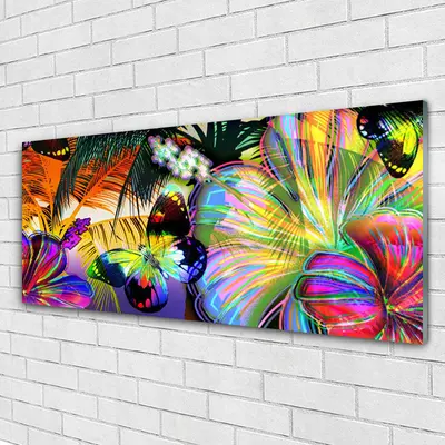 Glasbilder Wandbild Druck auf Glas 125x50 Abstrakt Kunst
