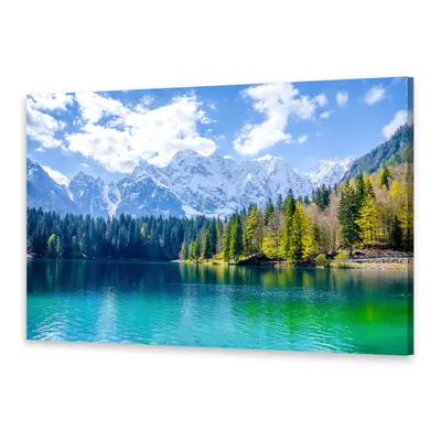 Leinwand-Bilder Wandbild Druck auf Canvas Kunstdruck Bergsee
