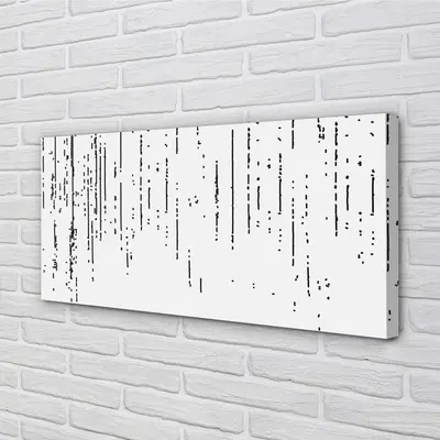 Tulup Leinwandbild 120x60 Wandkunst Punkte und Streifen