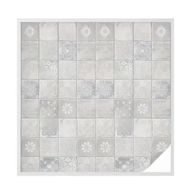 Fensterfolie Milchglas selbstklebend klassische Blumenornamente Sichtschutz