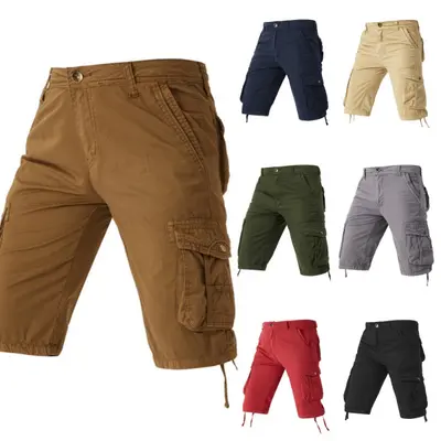 Herren Cargo Siebente Hose Tarnun Arbeitshose Tactical Combat Outdoor Wanderhose