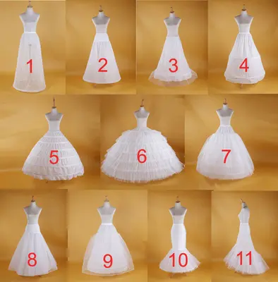 Weißer Damen Hochzeit Petticoat Reifrock Braut Hochzeit Unterrock ausgefallen