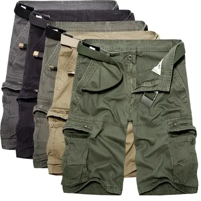 Herren Cargo Siebente Hose Cotton Arbeitshose Tactical Combat Outdoor Wanderhose