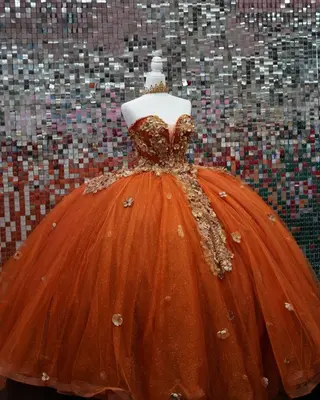 Wunderschöne Quinceanera Kleider Herzausschnitt 3D Blumen Festzug XV Vestido