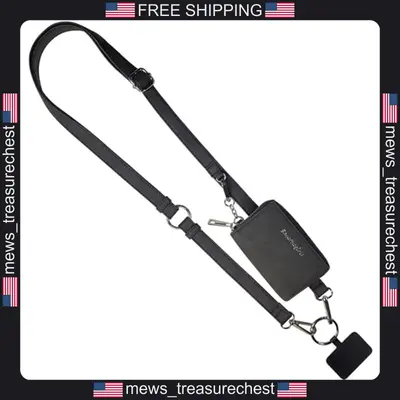 Save the Girls Clip and Go Vegan Handy Schlüsselband mit Etui, verstellbar