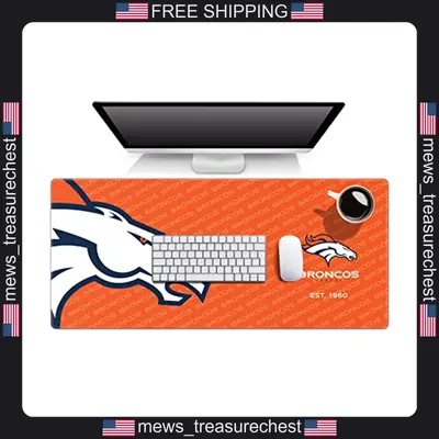 NFL Schreibtischunterlage 35,4 x 15,7 Zoll mit Teamlogo